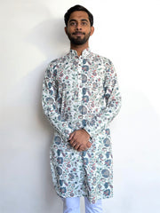 Chintz Hand Block Printed Long Kurta