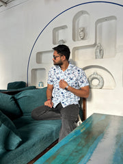 Cuban Collar Full Sleeve Shirt