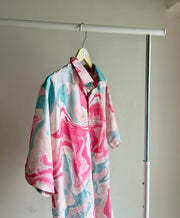 Pink Marble Print Shirt
