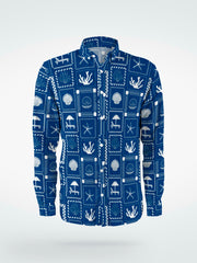 Coral Patch Print Full Sleeves Shirt