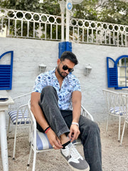 Cuban Collar Full Sleeve Shirt