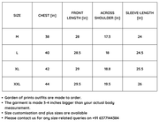 Elephant Hand Block Printed Short Kurta
