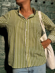 Green Stripe Shirt