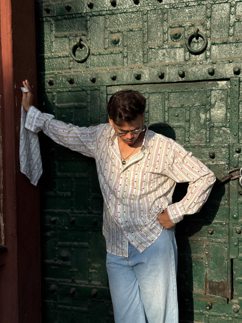 Pink Spade Full Sleeves Shirt