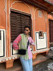 Colour Blocking Full Sleeves Shirt