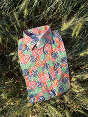 Colourful Swirl Half sleeve shirt