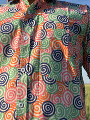 Colourful Swirl Half sleeve shirt